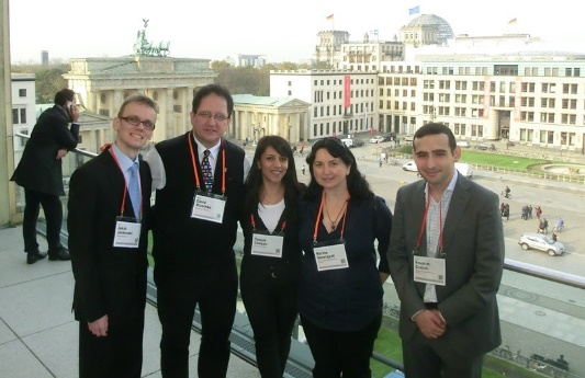 Winners and the organizers of Falling Walls Lab Wrocław and Armenia